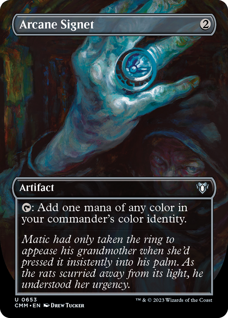 Arcane Signet (CMM-653) - Commander Masters (Borderless) Foil