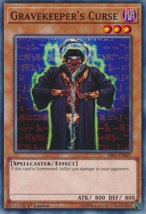 Gravekeeper's Curse (SS01-ENB01) - Speed Duel Decks: Destiny Masters 1st Edition