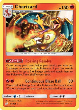 Charizard 014/181 SM Team Up - Rare