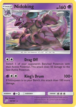 Nidoking 059/181 SM Team Up - Rare
