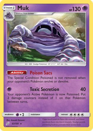 Muk 063 SM Team Up - Rare