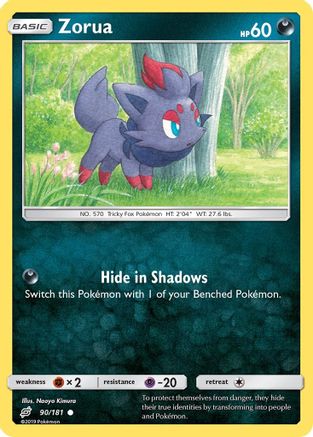 Zorua 090/181 SM Team Up - Common
