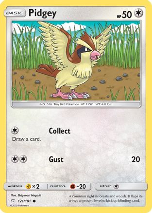 Pidgey (121) 121/181 SM Team Up - Common