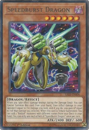 Speedburst Dragon (SAST-EN006) - Savage Strike 1st Edition
