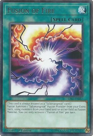 Fusion of Fire (SAST-EN057) - Savage Strike 1st Edition