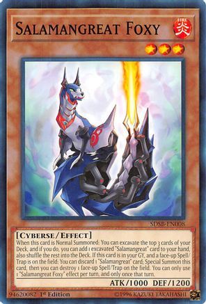 Salamangreat Foxy (SDSB-EN008) - Structure Deck: Soulburner 1st Edition