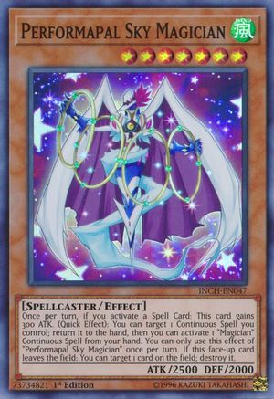 Performapal Sky Magician (INCH-EN047) - The Infinity Chasers 1st Edition