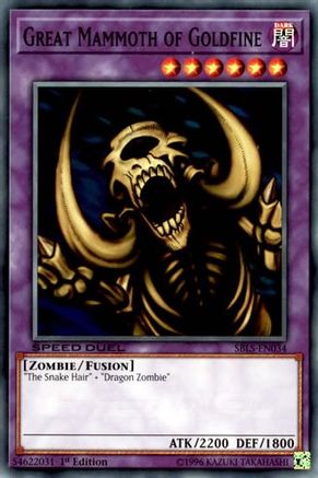Great Mammoth of Goldfine (SBLS-EN034) - Speed Duel: Arena of Lost Souls 1st Edition