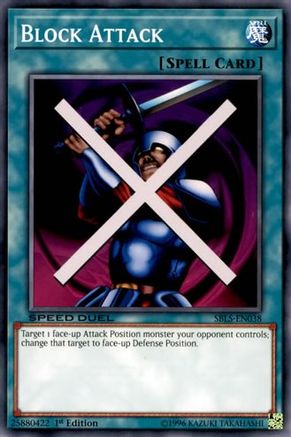Block Attack (SBLS-EN038) - Speed Duel: Arena of Lost Souls 1st Edition