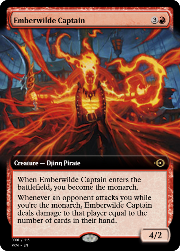 Emberwilde Captain (PRM-86012) - Magic Online Promos Foil