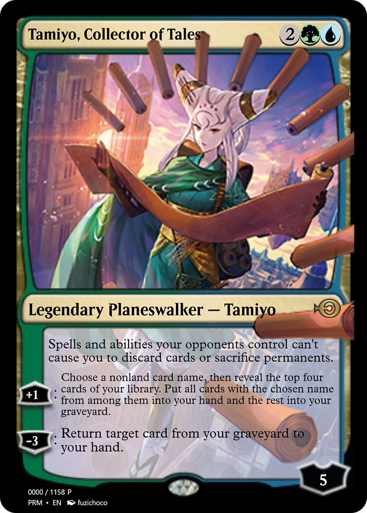 Tamiyo, Collector of Tales (PRM-72273) - Magic Online Promos Foil