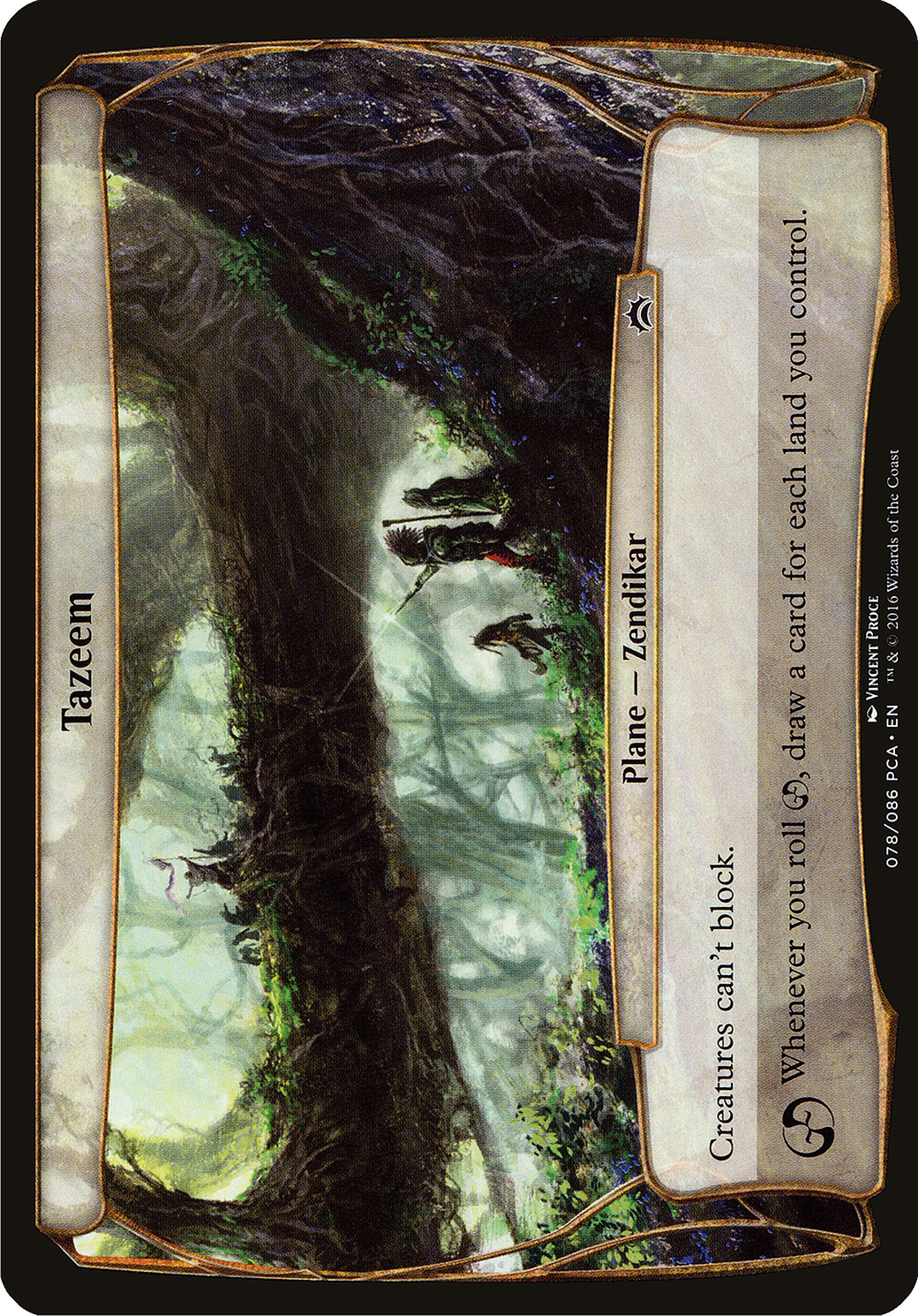 Tazeem (OVER-078) - Planechase Anthology Planes