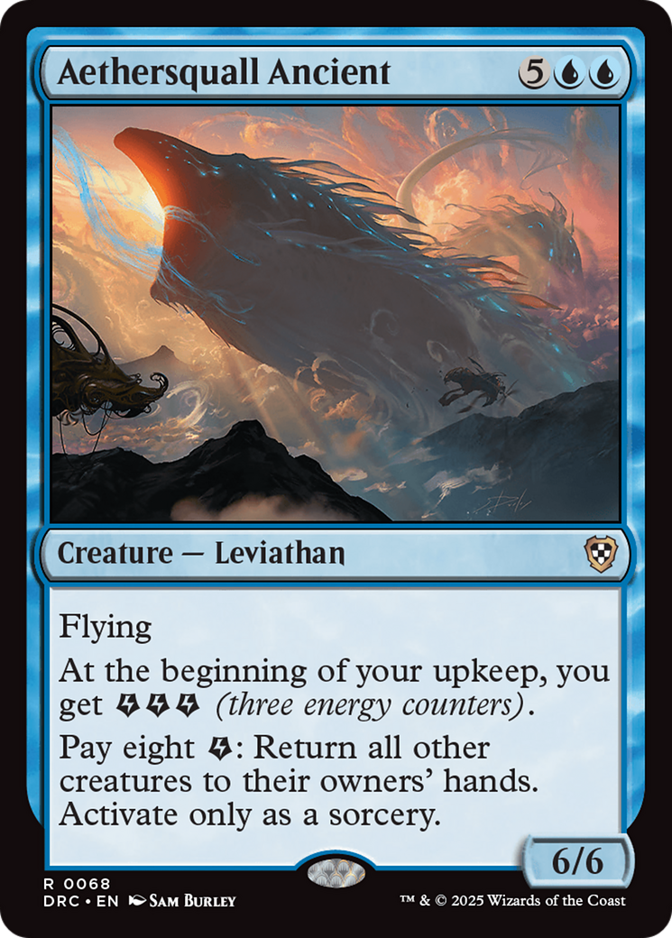 Aethersquall Ancient (DRC-068) - Commander: Aetherdrift Foil
