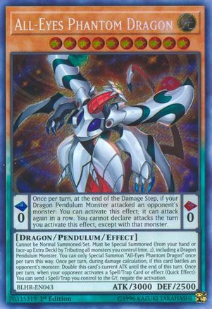 All-Eyes Phantom Dragon (BLHR-EN043) - Battles of Legend: Hero's Revenge 1st Edition