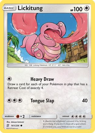 Lickitung 161/236 - Reverse Holofoil SM Unified Minds - Common