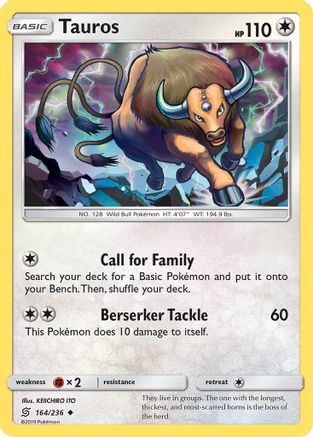 Tauros 164/236 SM Unified Minds - Uncommon