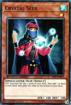 Crystal Seer (SBSC-EN003) - Speed Duel: Scars of Battle 1st Edition