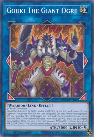 Gouki The Giant Ogre (MP19-EN102) - 2019 Gold Sarcophagus Tin Mega Pack 1st Edition