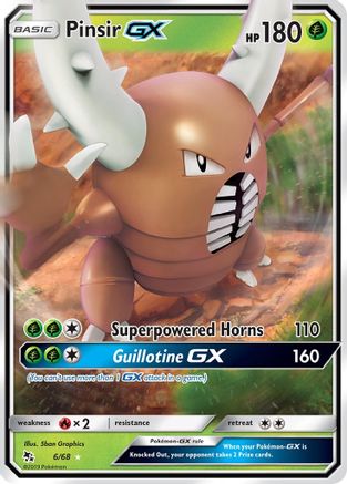 Pinsir GX 006/68 - Holofoil Hidden Fates - Ultra Rare