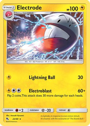 Electrode 022/68 Hidden Fates - Rare