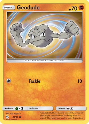 Geodude 033/68 Hidden Fates - Common