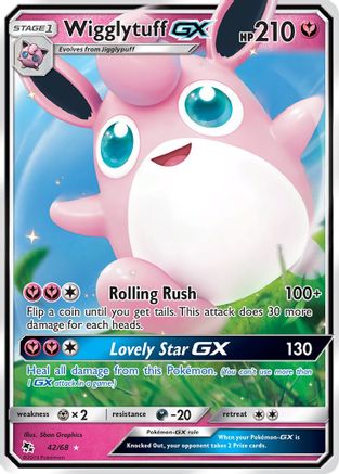 Wigglytuff GX 042/68 - Holofoil Hidden Fates - Ultra Rare