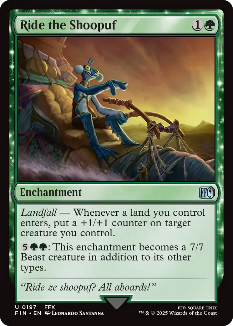 Ride the Shoopuf (FIN-197) - FINAL FANTASY Foil