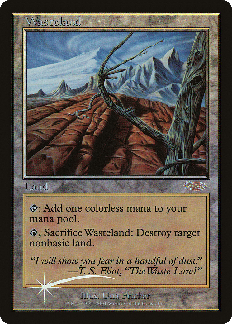 Wasteland (MPRP-001) - Magic Player Rewards 2001 Foil