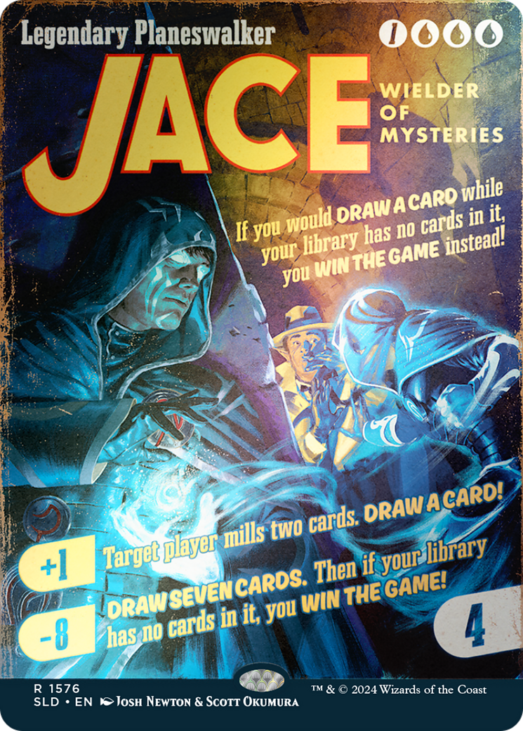 Jace, Wielder of Mysteries (SLD-1576★) - Secret Lair Drop (Borderless) Foil
