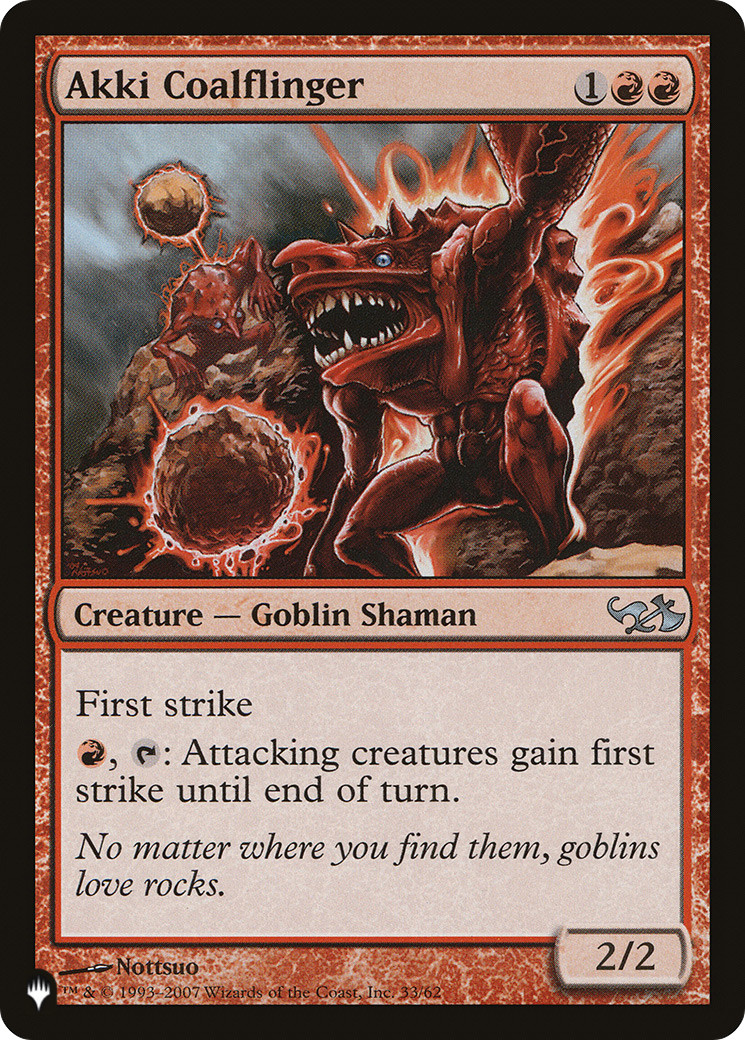 Akki Coalflinger (LIST-DD1-33) - The List