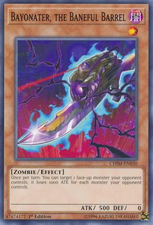 Bayonater, the Baneful Barrel (CHIM-EN030) - Chaos Impact Unlimited