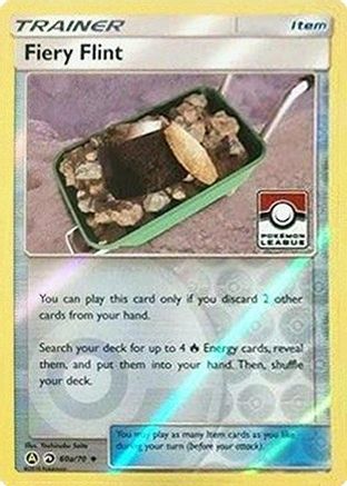 Fiery Flint 60a/070 - Reverse Holofoil League & Championship Cards - Promo
