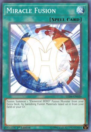 Miracle Fusion (LED6-EN020) - Legendary Duelists: Magical Hero 1st Edition