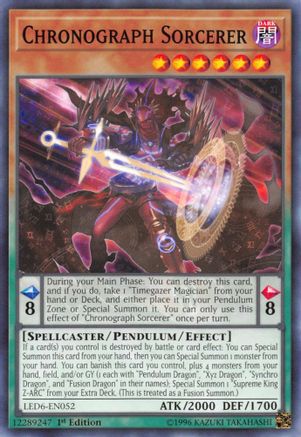 Chronograph Sorcerer (LED6-EN052) - Legendary Duelists: Magical Hero Unlimited
