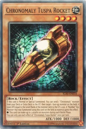 Chronomaly Tuspa Rocket (IGAS-EN016) - Ignition Assault 1st Edition