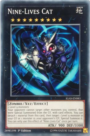 Nine-Lives Cat (IGAS-EN083) - Ignition Assault 1st Edition
