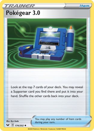 Pokegear 3.0 174/202 SWSH01 Sword & Shield Base Set - Uncommon