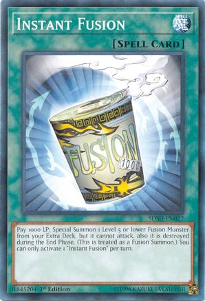 Instant Fusion (SDSH-EN027) - Structure Deck: Shaddoll Showdown 1st Edition