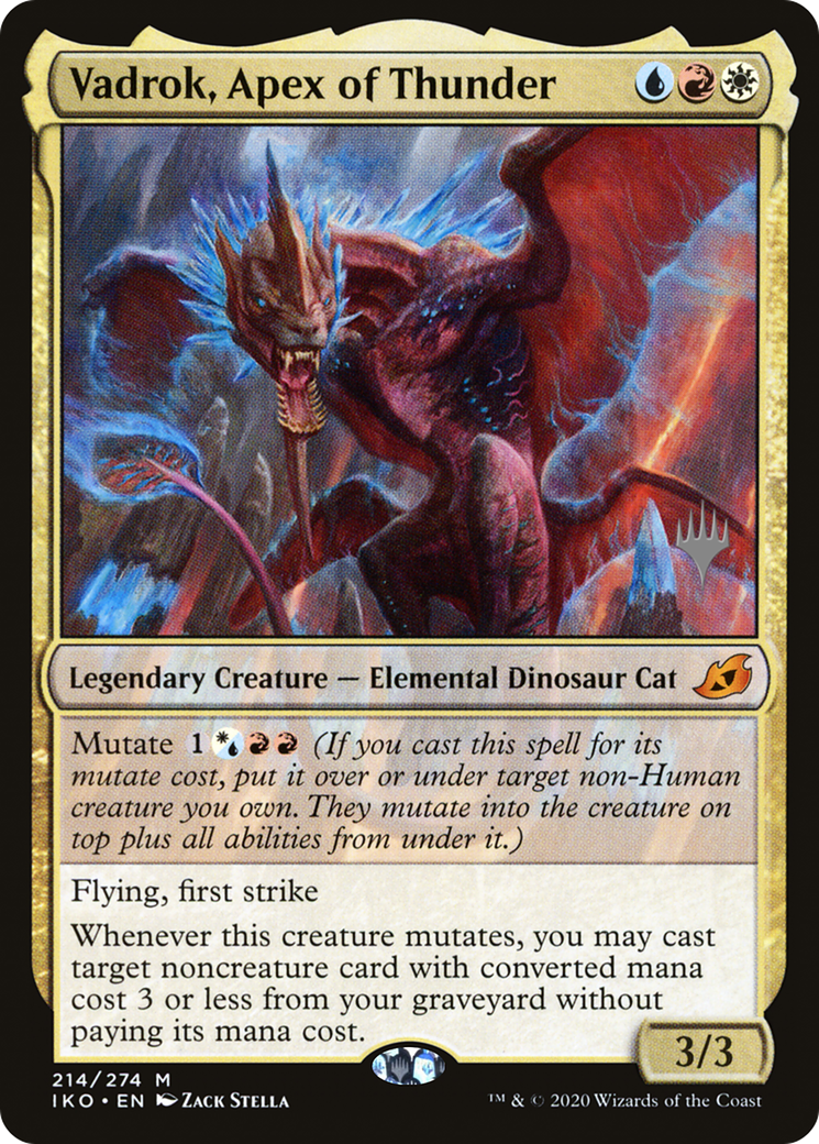 Vadrok, Apex of Thunder (PPIKO-214P) - Ikoria: Lair of Behemoths Promos
