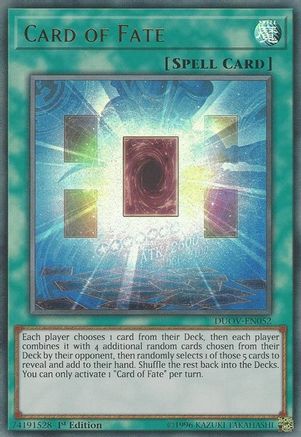 Card of Fate (DUOV-EN052) - Duel Overload 1st Edition