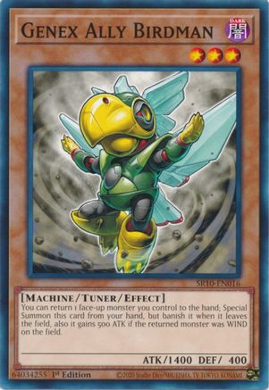 Genex Ally Birdman (SR10-EN016) - Structure Deck: Mechanized Madness 1st Edition