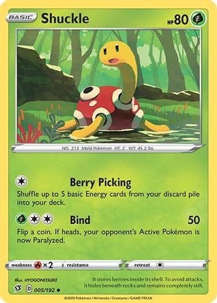 Shuckle 005/192 SWSH02 Rebel Clash - Uncommon