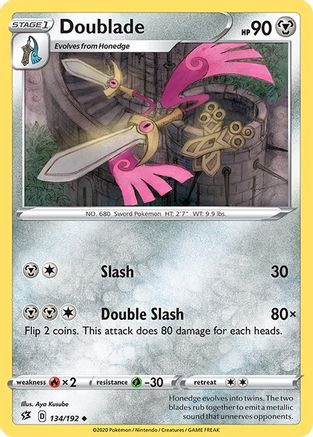 Doublade 134/192 SWSH02 Rebel Clash - Uncommon