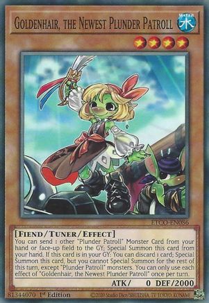 Goldenhair, the Newest Plunder Patroll (ETCO-EN086) - Eternity Code 1st Edition