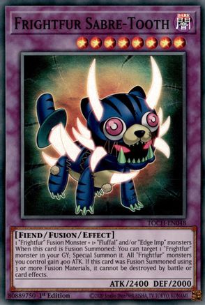 Frightfur Sabre-Tooth (TOCH-EN048) - Toon Chaos 1st Edition