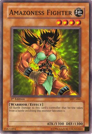 Amazoness Fighter (MFC-060) - Magician's Force 1st Edition