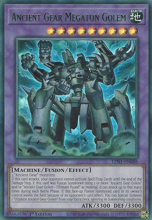 Ancient Gear Megaton Golem (Green) (LDS1-EN088) - Legendary Duelists: Season 1 1st Edition