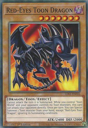 Red-Eyes Toon Dragon (LDS1-EN066) - Legendary Duelists: Season 1 1st Edition