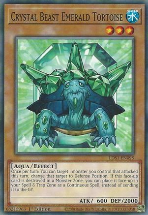 Crystal Beast Emerald Tortoise (LDS1-EN095) - Legendary Duelists: Season 1 1st Edition