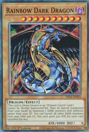Rainbow Dark Dragon (SDSA-EN010) - Structure Deck: Sacred Beasts 1st Edition